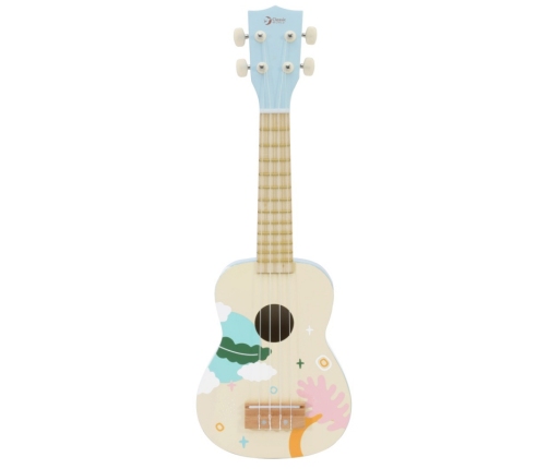 CLASSIC WORLD Drewniane Ukulele Gitara dla Dzieci Niebieskie