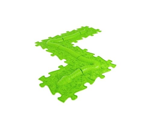 WOOPIE Mata Sensoryczna Ortopedyczna Puzzle Wąż Zielony 6 el.