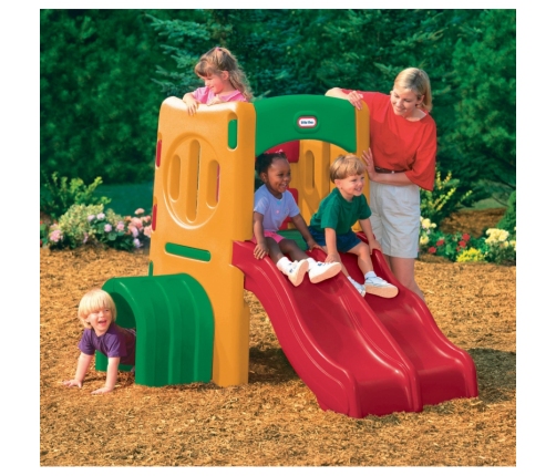 Małpi gaj z podwójną zjeżdżalnią Little Tikes