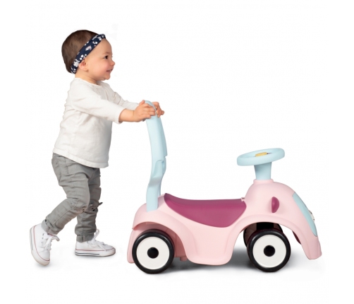 Машина каталка с ручкой SMOBY Maestro 3in1 Pink