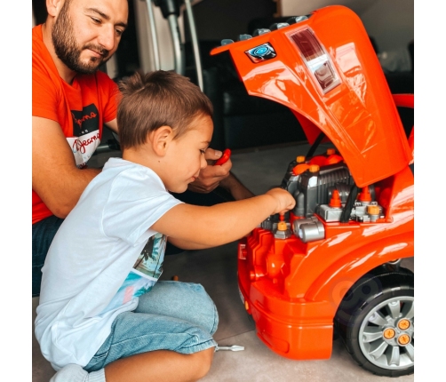 WOOPIE Wielka Ciężarówka Zestaw do Składania Montażu + Akcesoria 61 el.