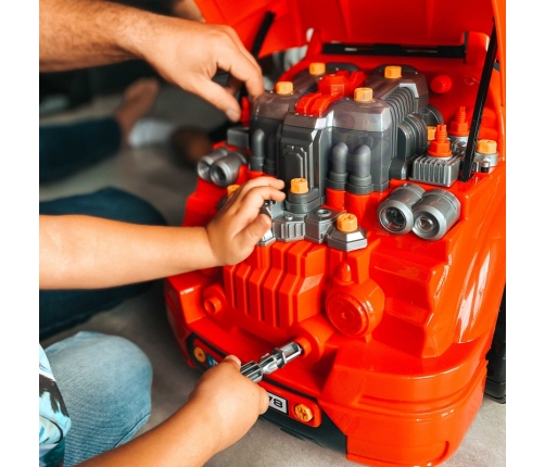 WOOPIE Wielka Ciężarówka Zestaw do Składania Montażu + Akcesoria 61 el.