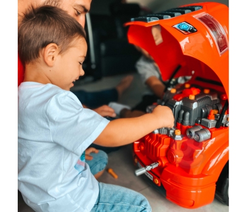 WOOPIE Wielka Ciężarówka Zestaw do Składania Montażu + Akcesoria 61 el.