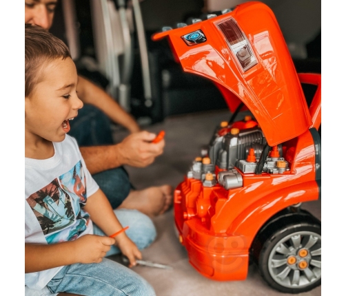 WOOPIE Wielka Ciężarówka Zestaw do Składania Montażu + Akcesoria 61 el.