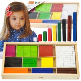 VIGA Drewniane Patyczki Edukacyjne Matematyczne Klocki Cuisenaire'a VIGA Drewniane Patyczki Edukacyjne Matematyczne Klocki Cuisenaire'a