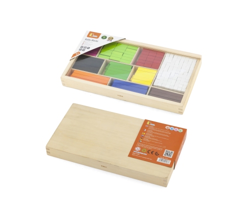 VIGA Drewniane Patyczki Edukacyjne Matematyczne Klocki Cuisenaire'a