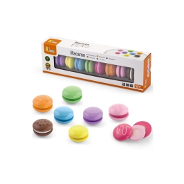 VIGA Drewniane Ciastka Kolorowe Ciasteczka Zestaw Makaroników 8 szt
