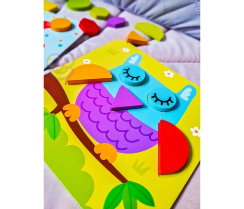 TOOKY TOY Puzzle 4 w 1 Układanka Klocki Mntessori