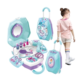 WOOPIE Toaletka dla Dziewczynki 2w1 Salon Piękności w Walizce WOOPIE Toaletka dla Dziewczynki 2w1 Salon Piękności w Walizce