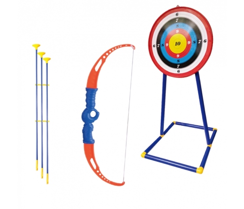 WOOPIE Zestaw Małego Łucznika Łuk Strzały Tarcza  12el.