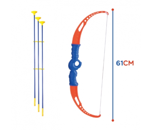 WOOPIE Zestaw Małego Łucznika Łuk Strzały Tarcza  12el.