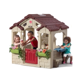 Step2 Domek Ogrodowy z Ławeczkami Dla Dzieci
