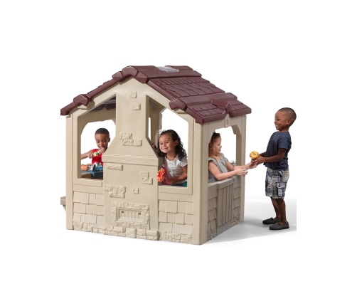 Step2 Domek Ogrodowy z Ławeczkami Dla Dzieci