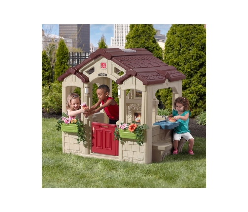Step2 Domek Ogrodowy z Ławeczkami Dla Dzieci