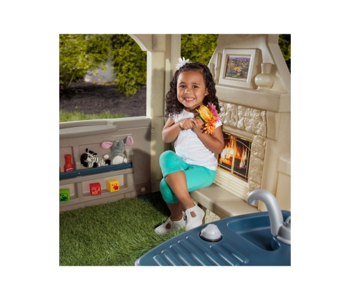 Step2 Domek Ogrodowy z Ławeczkami Dla Dzieci