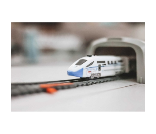 WOOPIE Kolejka Elektryczna Ogromny 914 cm Tor Most Tunel 86 el.