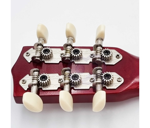 Viga Drewniana gitara dla dzieci Naturalna 21 cali 6 strun