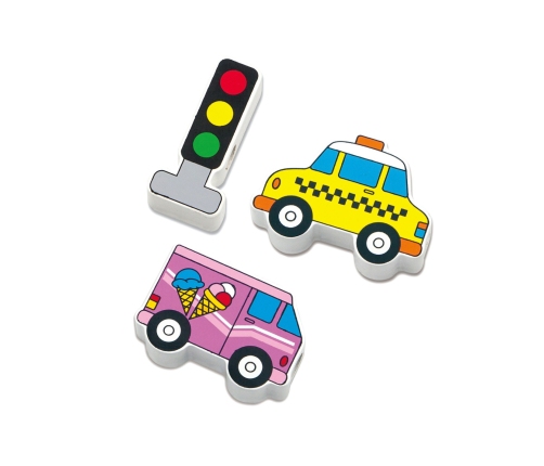 Viga Drewniana Przeplatanka Nawlekanka Sznurowanka Samochody Montessori