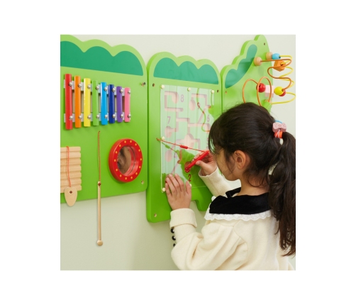 VIGA Tablica Sensoryczna Manipulacyjna Krokodyl Certyfikat FSC Montessori