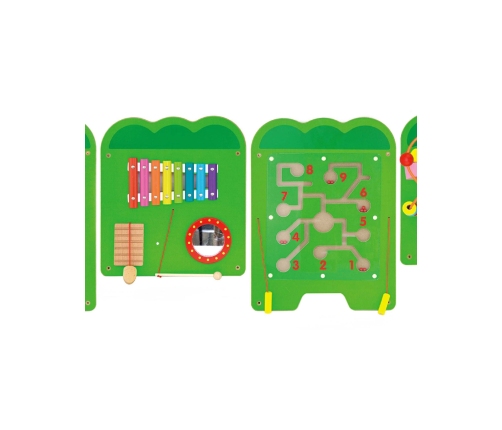 VIGA Tablica Sensoryczna Manipulacyjna Krokodyl Certyfikat FSC Montessori