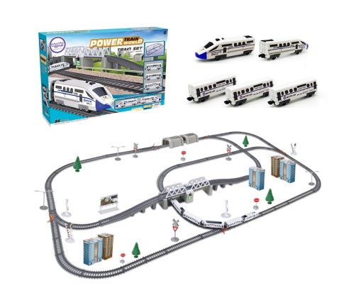 WOOPIE Kolejka Elektryczna Ogromny 914 cm Tor Most Tunel 86 el.