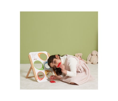 VIGA Drewniana Gra Zręcznościowa Rzut Do Celu Certyfikat FSC