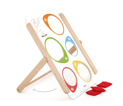 VIGA Drewniana Gra Zręcznościowa Rzut Do Celu Certyfikat FSC