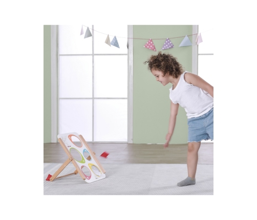 VIGA Drewniana Gra Zręcznościowa Rzut Do Celu Certyfikat FSC