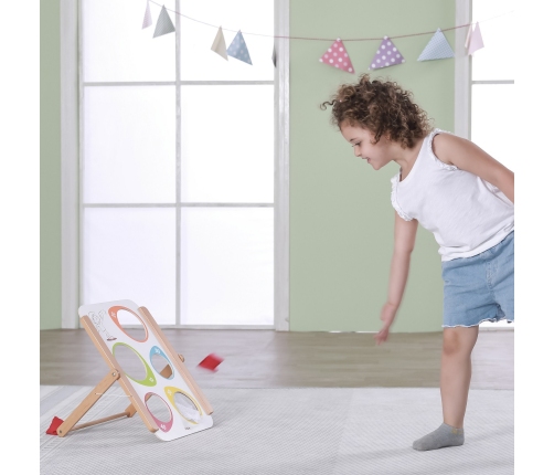 VIGA Drewniana Gra Zręcznościowa Rzut Do Celu Certyfikat FSC