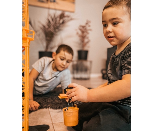 WOOPIE Dźwig Żuraw Zdalnie Sterowany 103 cm R/C Ciężarówka Koparka  + 4 Akc.