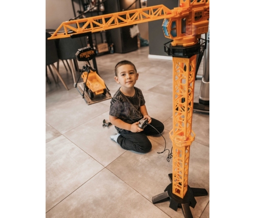 WOOPIE Dźwig Żuraw Zdalnie Sterowany 103 cm R/C Ciężarówka Koparka  + 4 Akc.