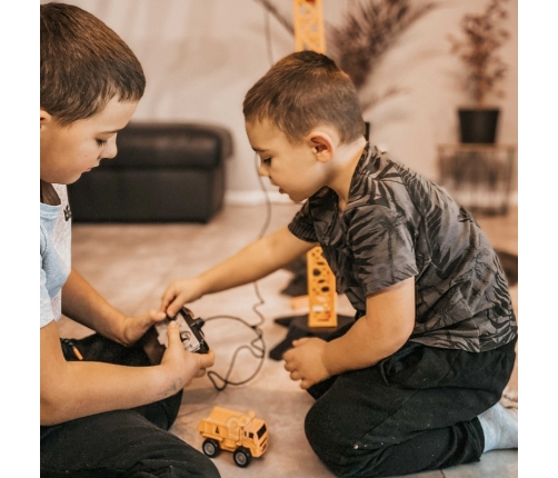 WOOPIE Dźwig Żuraw Zdalnie Sterowany 103 cm R/C Ciężarówka Koparka  + 4 Akc.