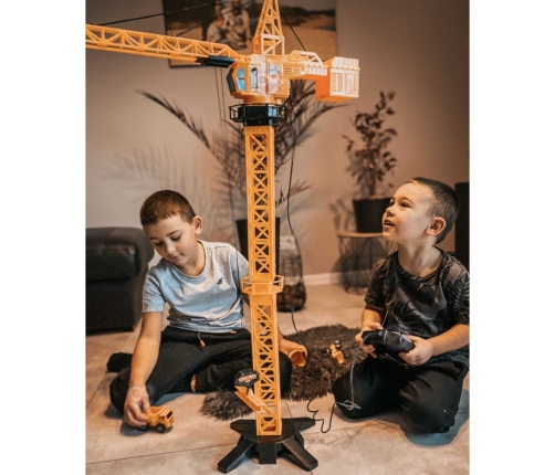 WOOPIE Dźwig Żuraw Zdalnie Sterowany 103 cm R/C Ciężarówka Koparka  + 4 Akc.