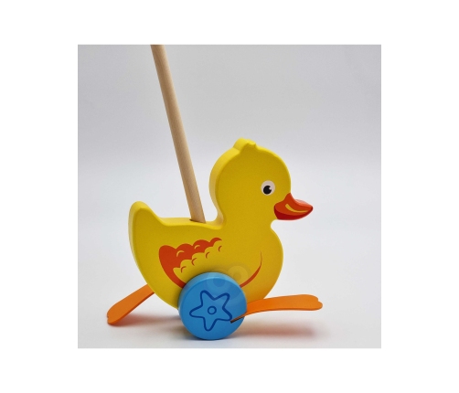 VIGA Drewniany Pchacz Kaczuszka