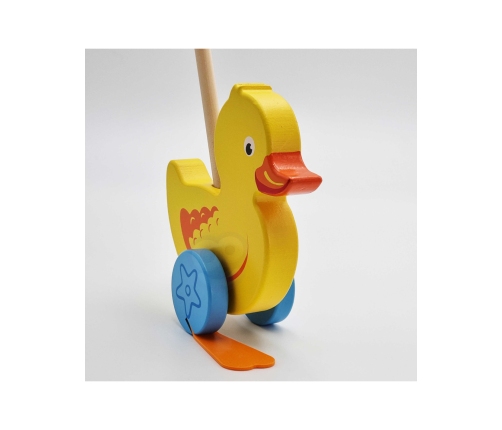 VIGA Drewniany Pchacz Kaczuszka