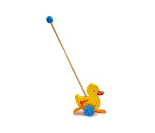 VIGA Drewniany Pchacz Kaczuszka