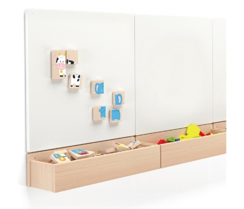 VIGA Drewniane Puzzle Magnetyczne Zwierzęta Układanka Certyfikat FSC