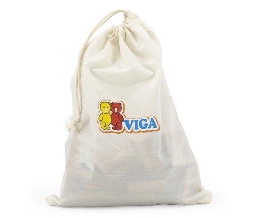 VIGA Drewniane Puzzle Magnetyczne Zwierzęta Układanka Certyfikat FSC