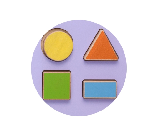 VIGA Tablica Sensoryczna Manipulacyjna Hipopotam Certyfikat FSC Montessori