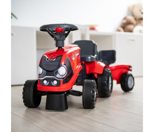 Stumjamā mašīna FALK Traktors Baby Case IH Red