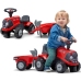 Stumjamā mašīna FALK Traktors Baby Case IH Red