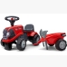 Stumjamā mašīna FALK Traktors Baby Case IH Red