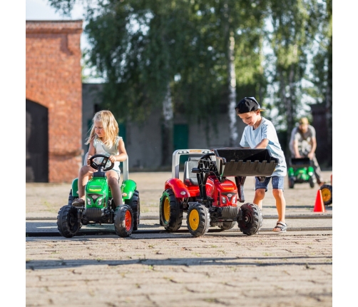 FALK Traktor Red Supercharger na Pedały z Przyczepą od 3 Lat