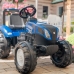 FALK Traktor na Pedały New Holland Duży z Przyczepką od 3 lat