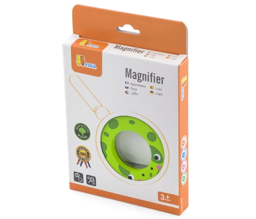 VIGA Drewniana Lupa Dla Dzieci Żabka