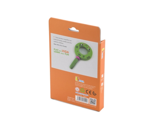 VIGA Drewniana Lupa Dla Dzieci Żabka