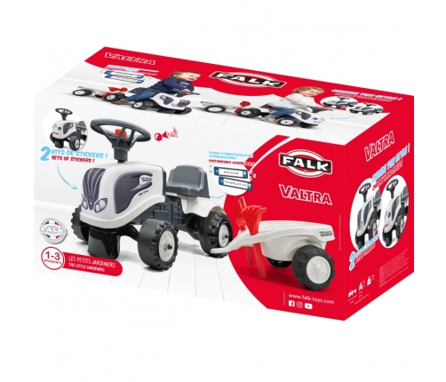 FALK Baby Valtra White Детская трактор-каталка