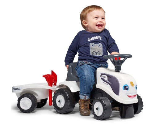 FALK Baby Valtra White Детская трактор-каталка