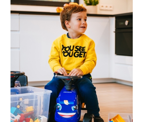 Stumjamā mašīna Traktors FALK Baby New Holland Blue