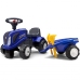 Stumjamā mašīna Traktors FALK Baby New Holland Blue